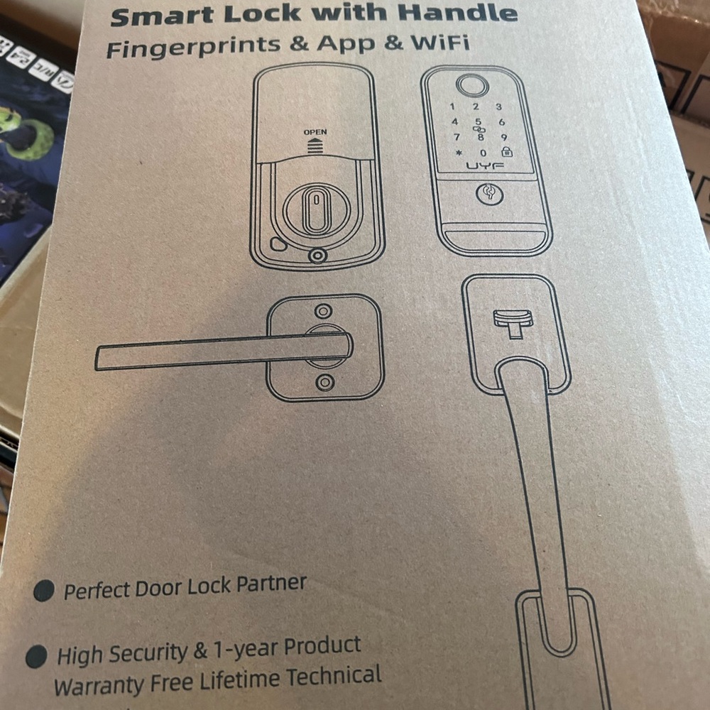 ⭐️Smart Front Lock Handle Set NEW - Picture 2 of 11
